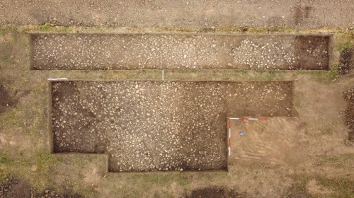 Fig. 4. Valea Stânii, campania 2022 – T26 și T 27. Vedere din plan vertical.